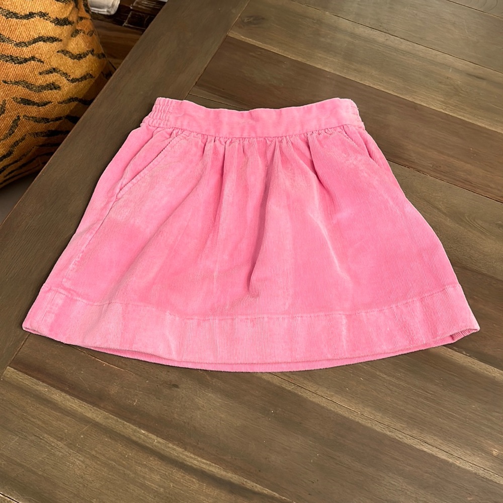 🍭Crewcuts pink corduroy girl’s skirt with side pockets. Like new. Size: 4-5